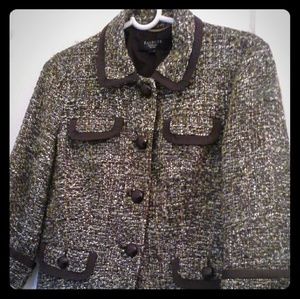 Talbots Tweed Crop Jacket